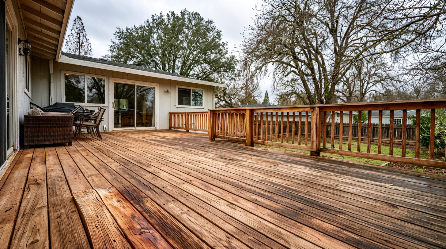 Deck repair and restoration service in Marin County
